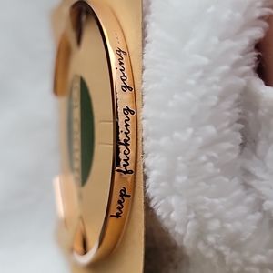 Solocute cuff bangle bracelet "keep fucking going"